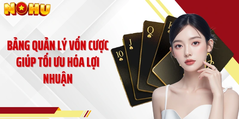 Bảng quản lý vốn cược giúp tối ưu hóa lợi nhuận