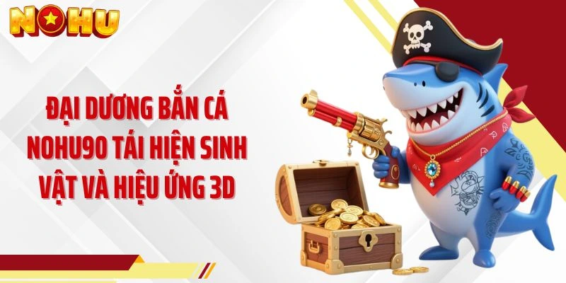 Đại dương bắn cá NOHU90 tái hiện sinh vật và hiệu ứng 3D